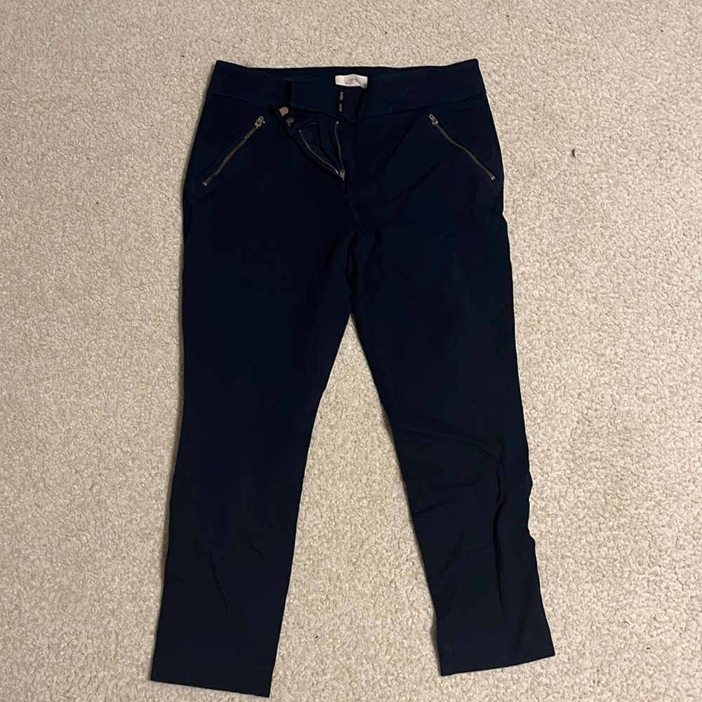 Loft Outlet Navy Ankle Pants